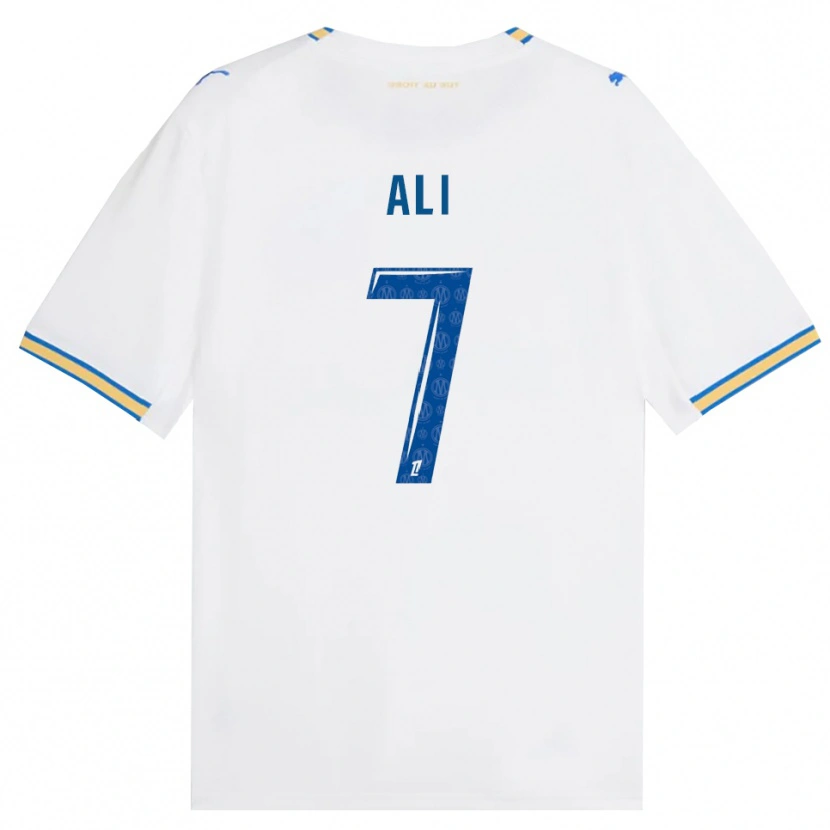 Danxen Women Azhar Ali #7 Dodgerblue White Home Jersey 2026/27 T-Shirt