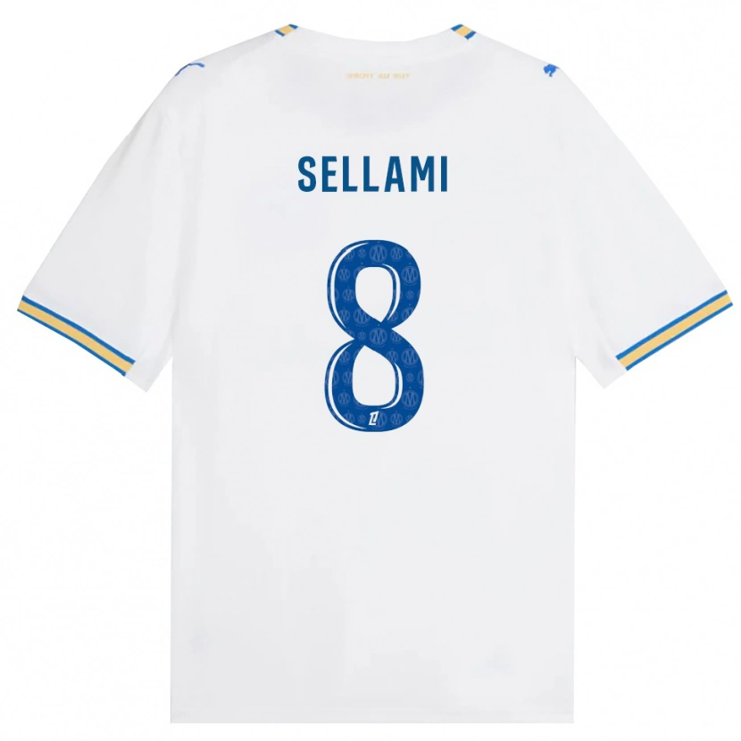 Danxen Women Yanis Sellami #8 Dodgerblue White Home Jersey 2026/27 T-Shirt