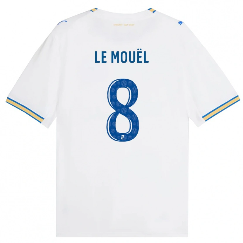 Danxen Women Margaux Le Mouël #8 Dodgerblue White Home Jersey 2026/27 T-Shirt