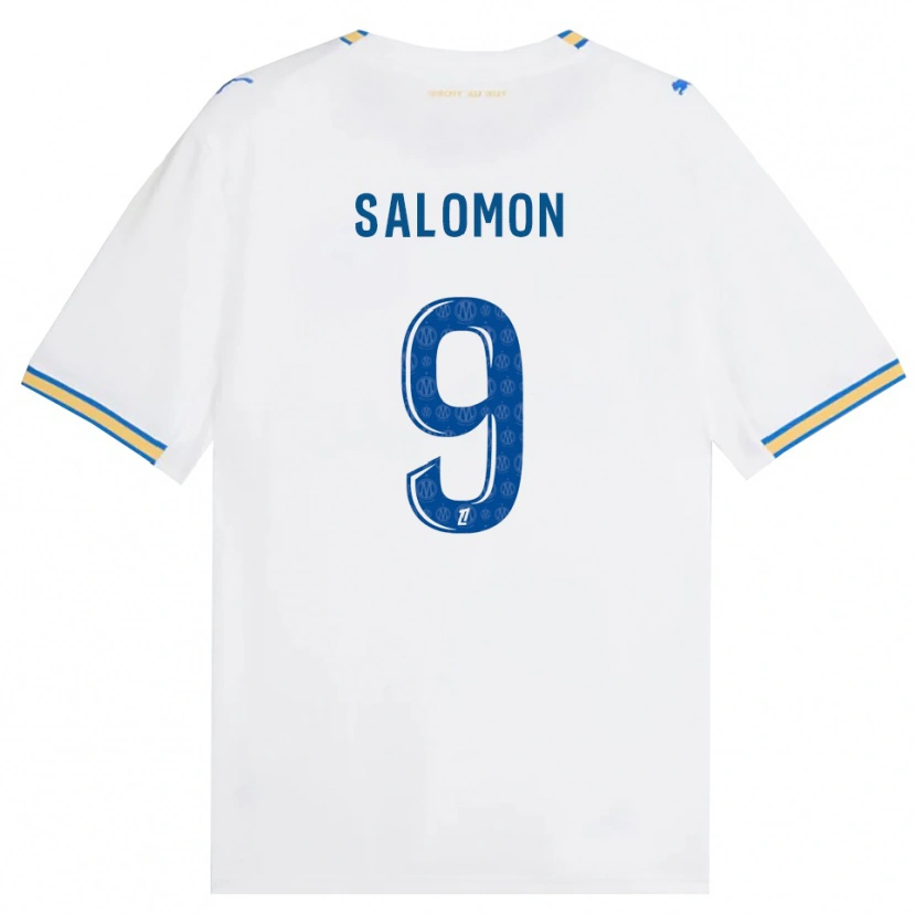 Danxen Women Maeva Salomon #9 Dodgerblue White Home Jersey 2026/27 T-Shirt