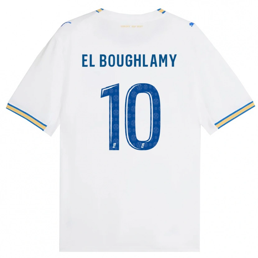 Danxen Women Adam El Boughlamy #10 Dodgerblue White Home Jersey 2026/27 T-Shirt