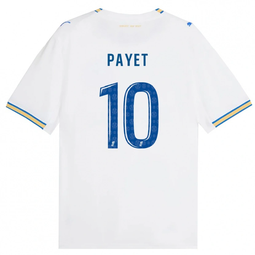 Danxen Women Dimitri Payet #10 Dodgerblue White Home Jersey 2026/27 T-Shirt
