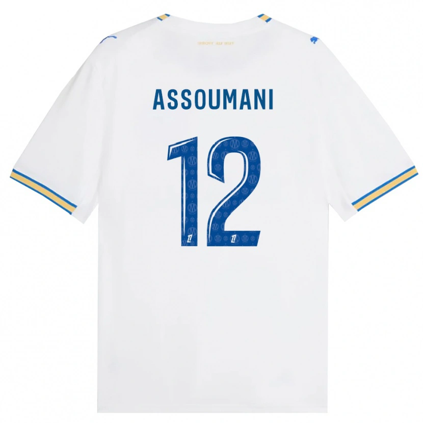 Danxen Women Saïfi Assoumani #12 Dodgerblue White Home Jersey 2026/27 T-Shirt