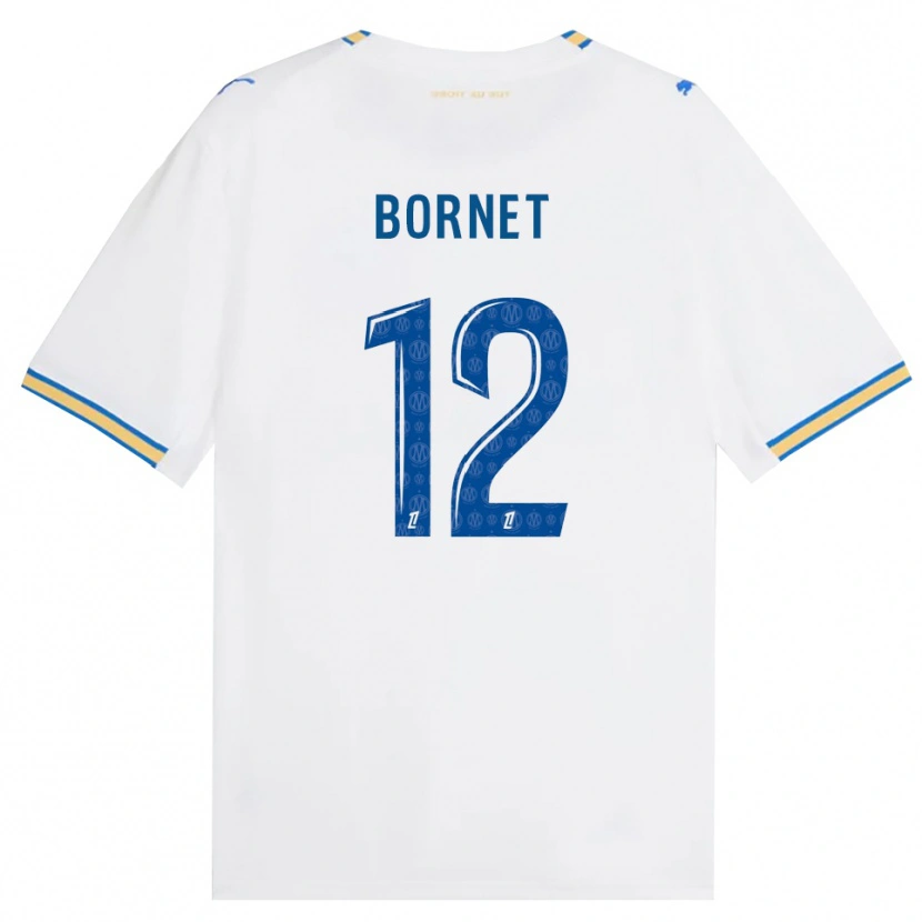 Danxen Women Camille Bornet #12 Dodgerblue White Home Jersey 2026/27 T-Shirt
