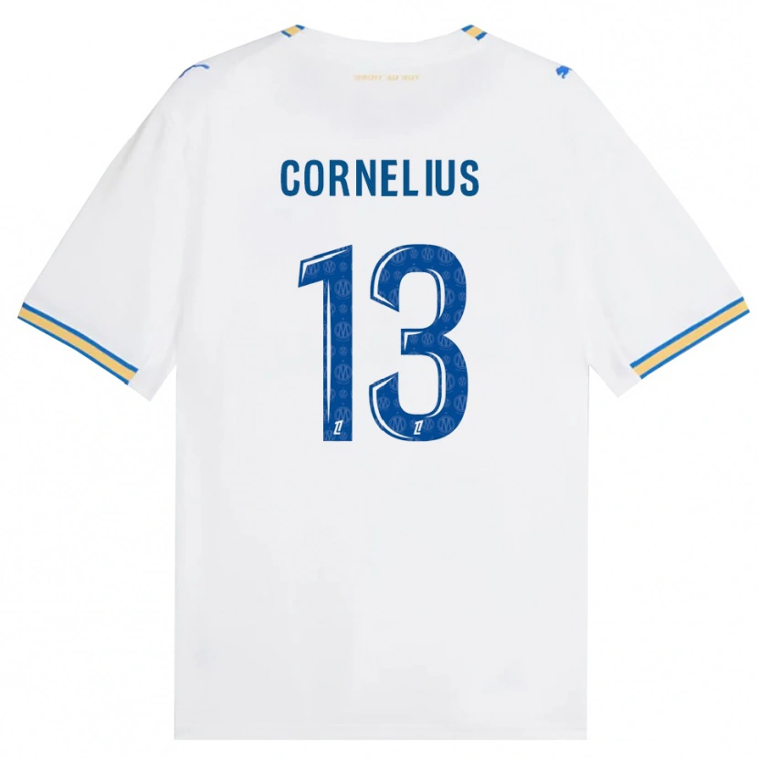 Danxen Women Derek Cornelius #13 Dodgerblue White Home Jersey 2026/27 T-Shirt