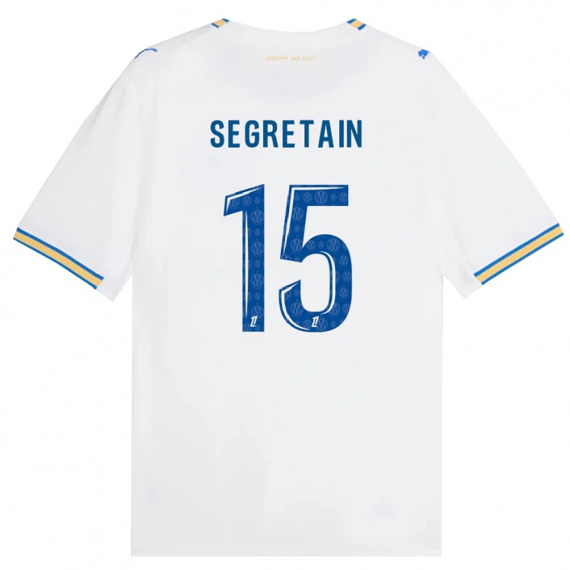Danxen Women Julie Ségrétain #15 Dodgerblue White Home Jersey 2026/27 T-Shirt