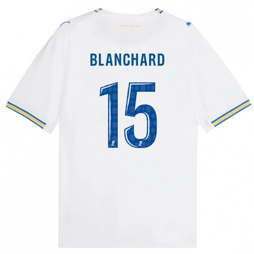 Danxen Women Ninon Blanchard #15 Dodgerblue White Home Jersey 2026/27 T-Shirt