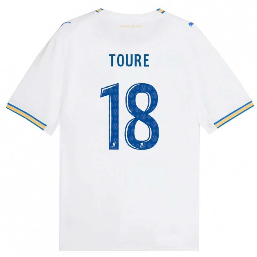 Danxen Women Isaak Toure #18 Dodgerblue White Home Jersey 2026/27 T-Shirt