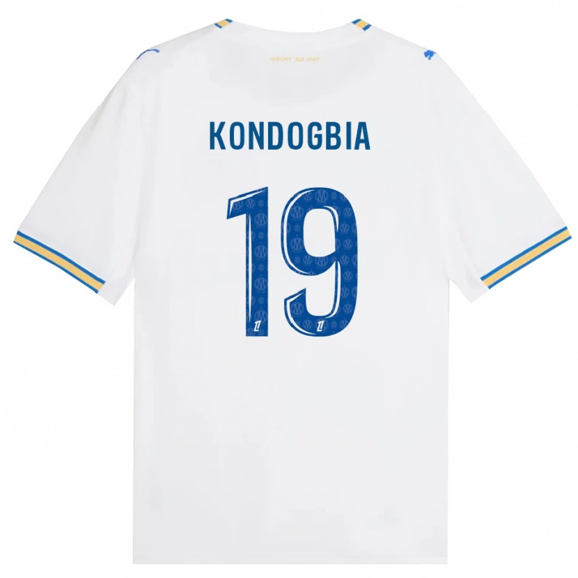 Danxen Women Geoffrey Kondogbia #19 Dodgerblue White Home Jersey 2026/27 T-Shirt