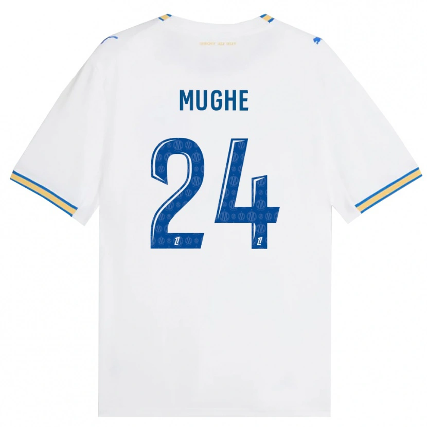 Danxen Women François Mughe #24 Dodgerblue White Home Jersey 2026/27 T-Shirt