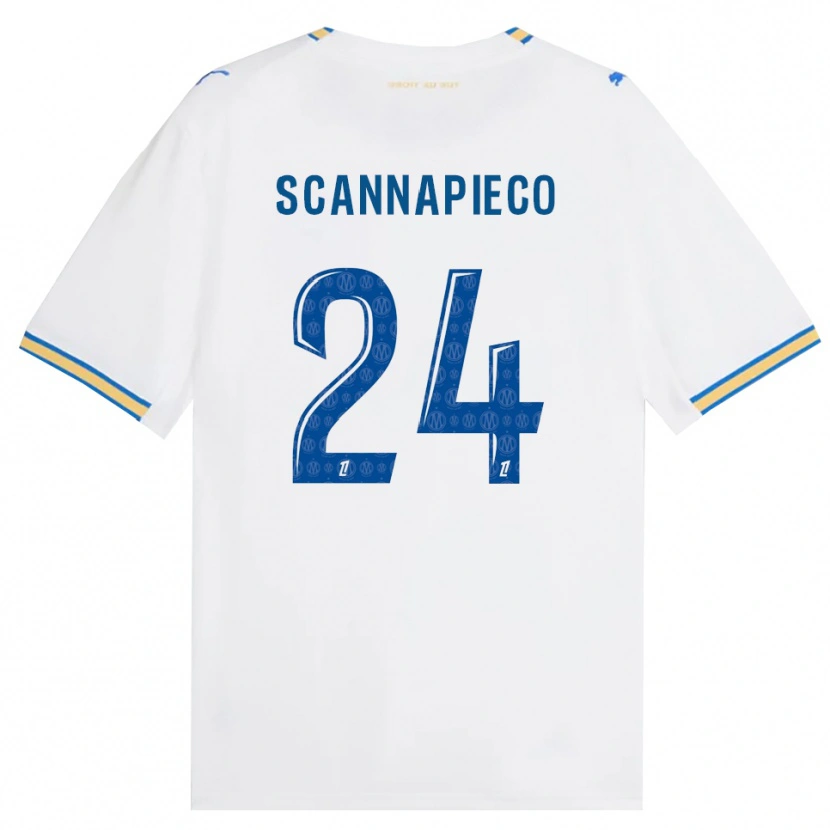Danxen Women Dona Scannapieco #24 Dodgerblue White Home Jersey 2026/27 T-Shirt
