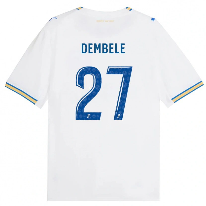 Danxen Women Coumba Dembélé #27 Dodgerblue White Home Jersey 2026/27 T-Shirt