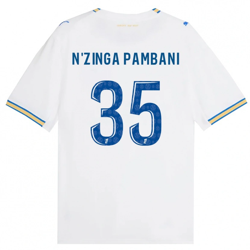 Danxen Women Pladi N'zinga Pambani #35 Dodgerblue White Home Jersey 2026/27 T-Shirt