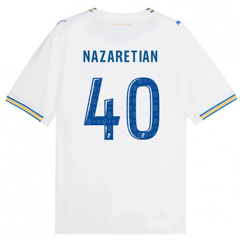 Danxen Women Manuel Nazaretian #40 Dodgerblue White Home Jersey 2026/27 T-Shirt