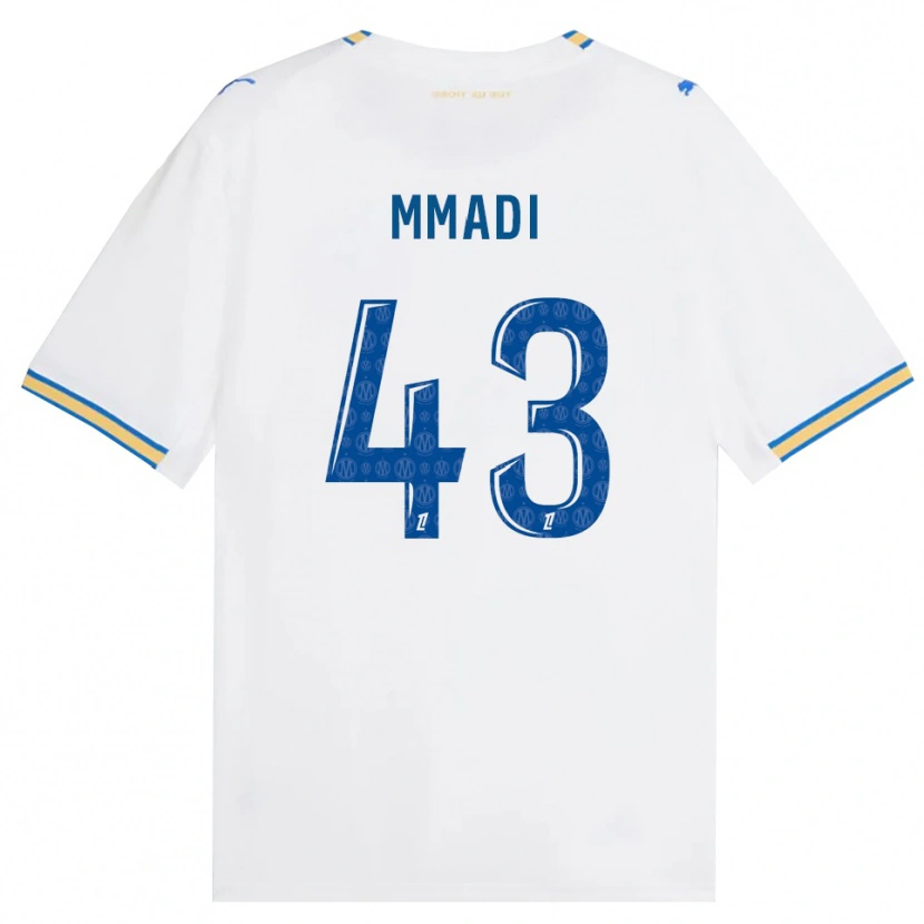 Danxen Women Tadjidine Mmadi #43 Dodgerblue White Home Jersey 2026/27 T-Shirt