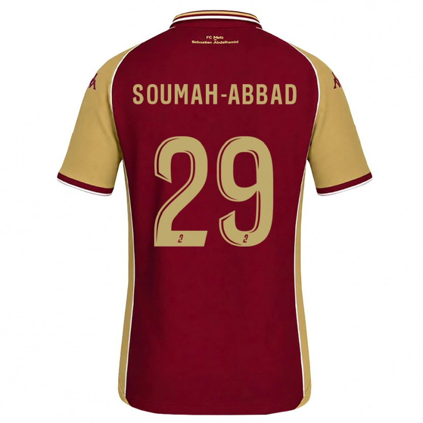 Danxen Women Édouard Soumah-Abbad #29 Goldenrod Dark Red Home Jersey 2026/27 T-Shirt