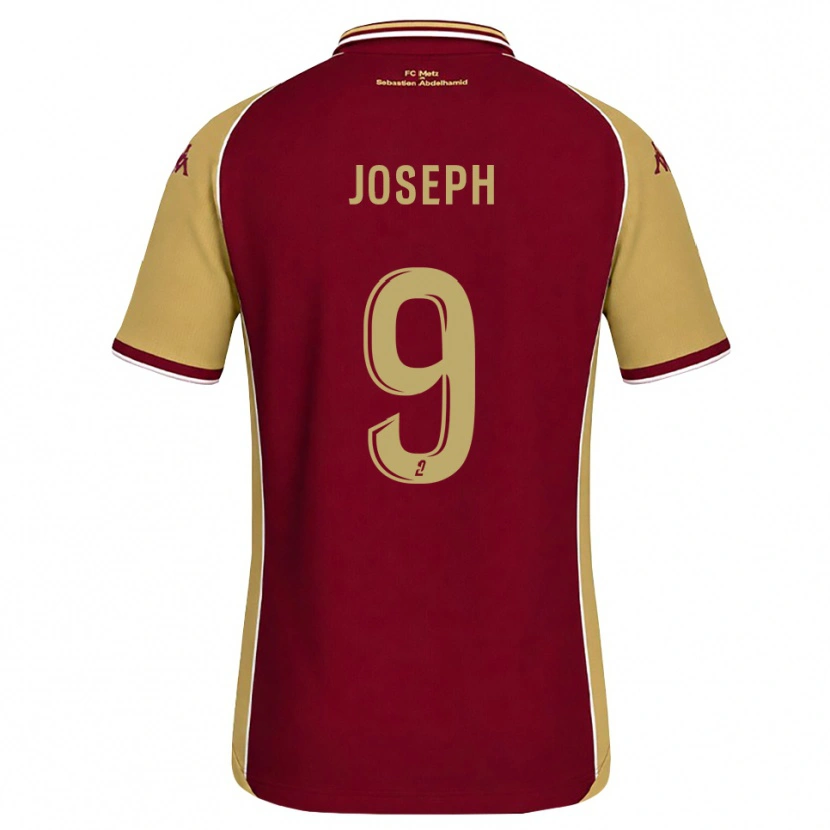 Danxen Women Amélie Joseph #9 Goldenrod Dark Red Home Jersey 2026/27 T-Shirt
