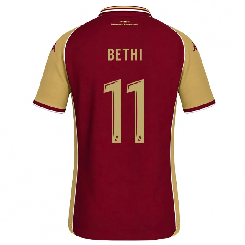 Danxen Women Mélissa Bethi #11 Goldenrod Dark Red Home Jersey 2026/27 T-Shirt