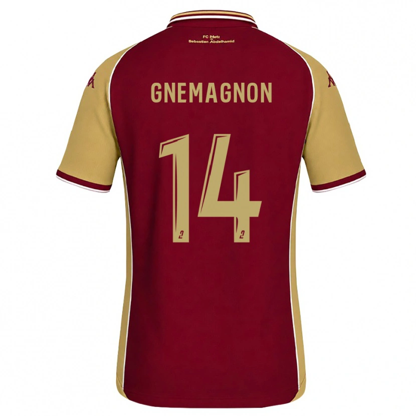 Danxen Women Mahi Gnemagnon #14 Goldenrod Dark Red Home Jersey 2026/27 T-Shirt