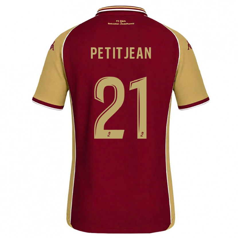 Danxen Women Clara Petitjean #21 Goldenrod Dark Red Home Jersey 2026/27 T-Shirt