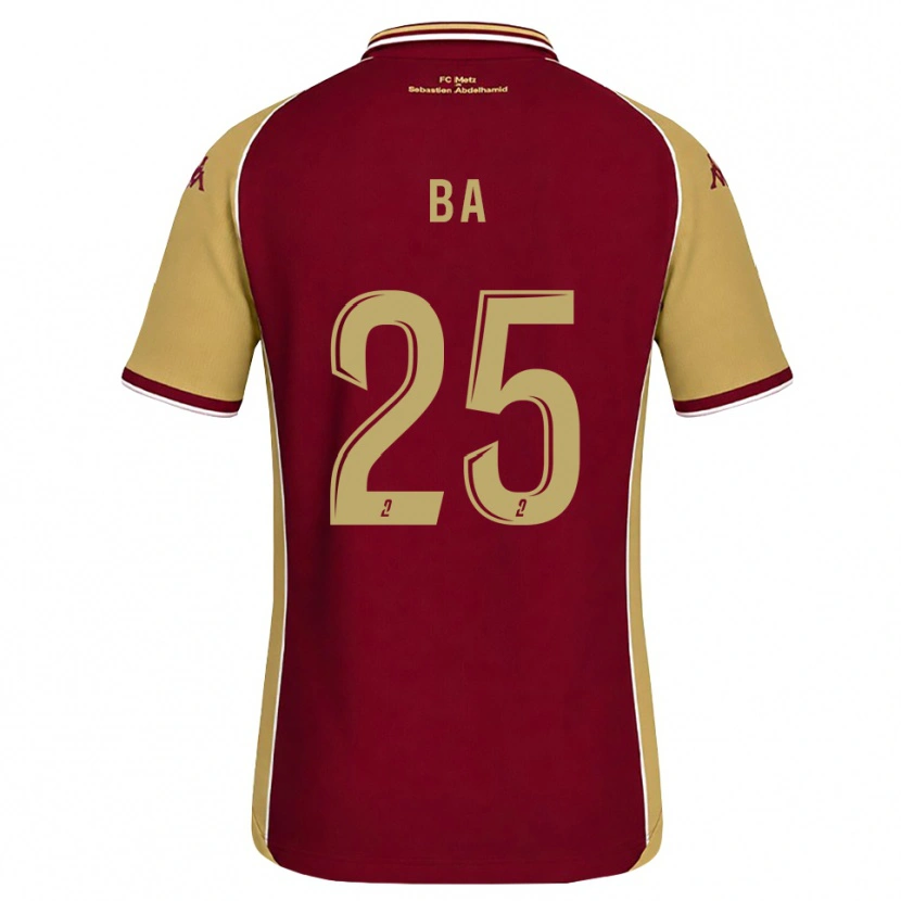 Danxen Women Abdoulaye Ba #25 Goldenrod Dark Red Home Jersey 2026/27 T-Shirt