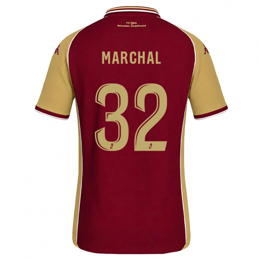 Danxen Women Adam Marchal #32 Goldenrod Dark Red Home Jersey 2026/27 T-Shirt