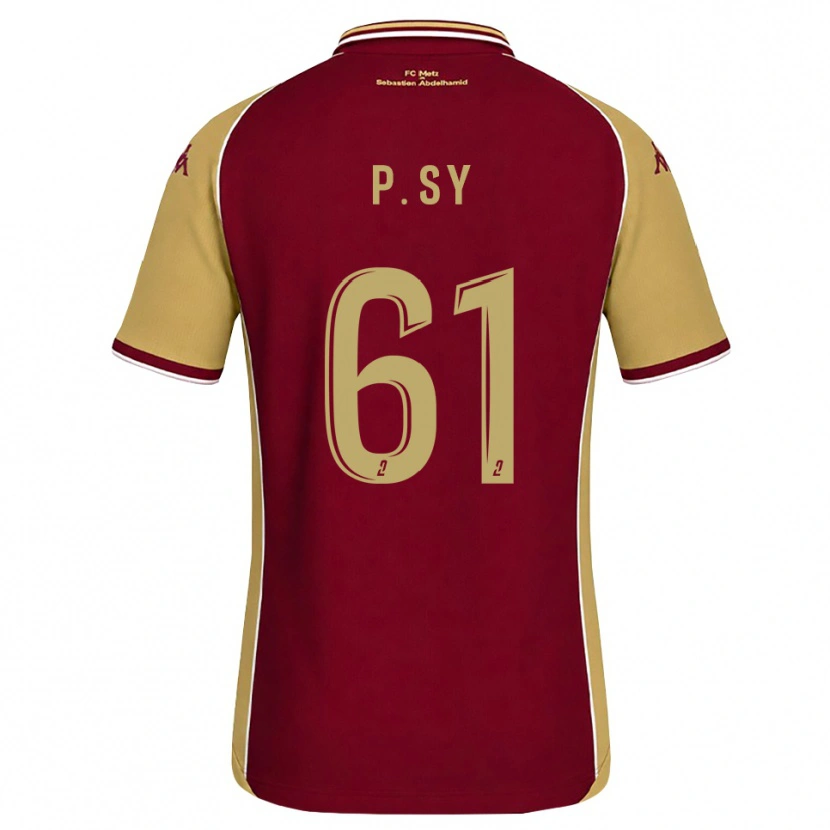 Danxen Women Pape Sy #61 Goldenrod Dark Red Home Jersey 2026/27 T-Shirt