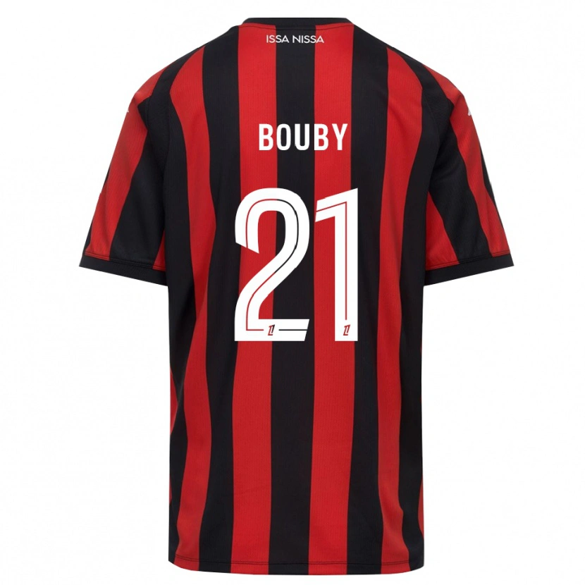 Danxen Women Coline Bouby #21 Red Black White Home Jersey 2026/27 T-Shirt