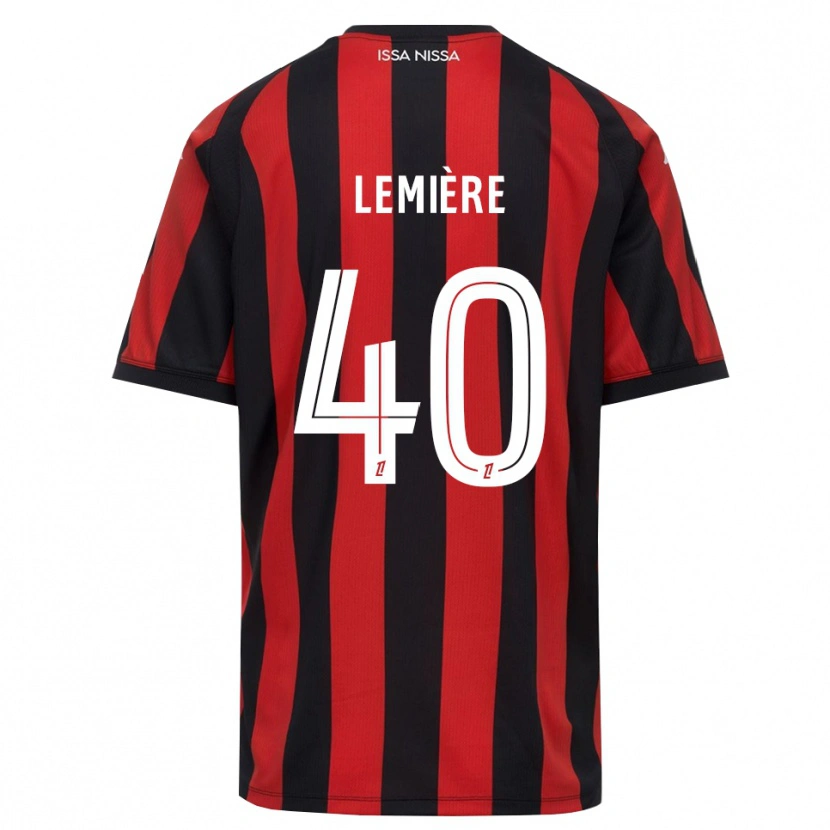 Danxen Women Pauline Lemière #40 Red Black White Home Jersey 2026/27 T-Shirt
