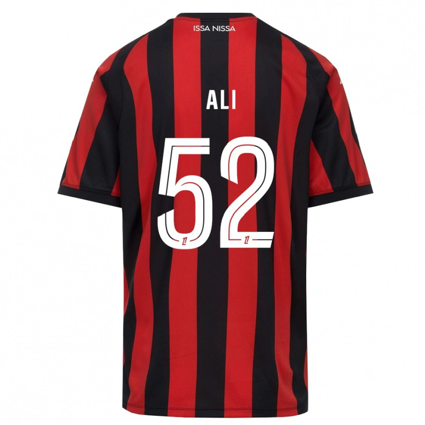 Danxen Women Kéfren Ali #52 Red Black White Home Jersey 2026/27 T-Shirt