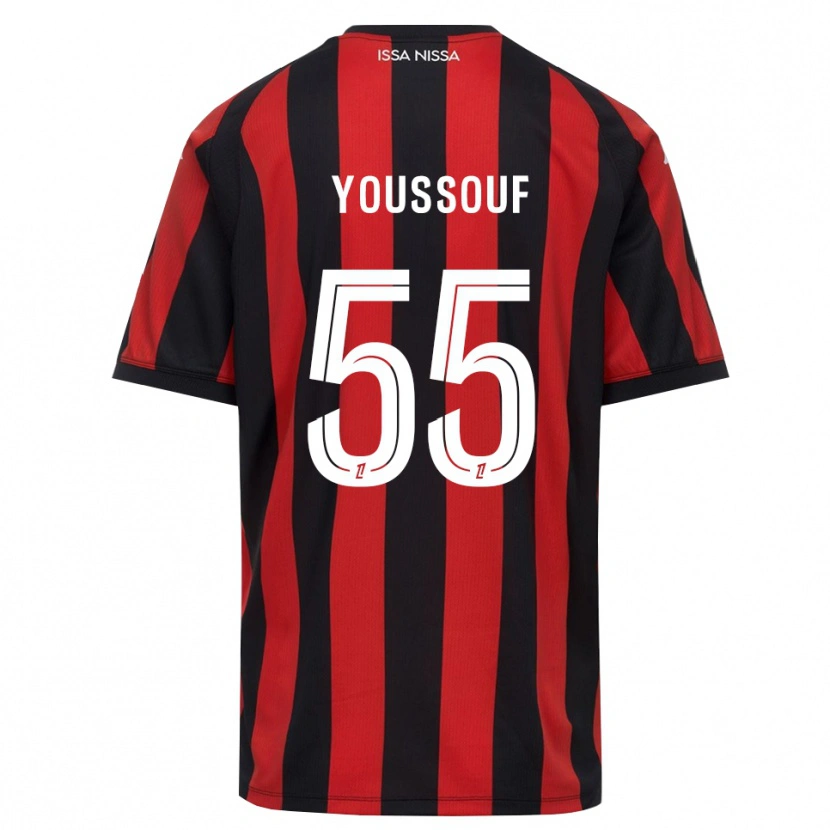 Danxen Women Youssouf Ndayishimiye #55 Red Black White Home Jersey 2026/27 T-Shirt