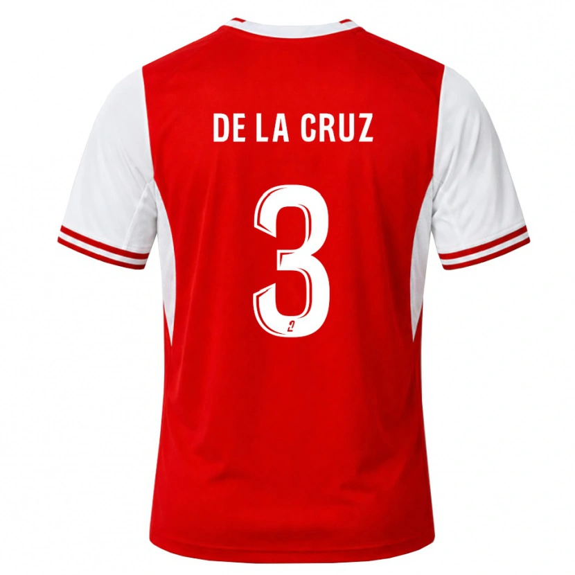 Danxen Women Maiky De La Cruz #3 Red White Home Jersey 2026/27 T-Shirt