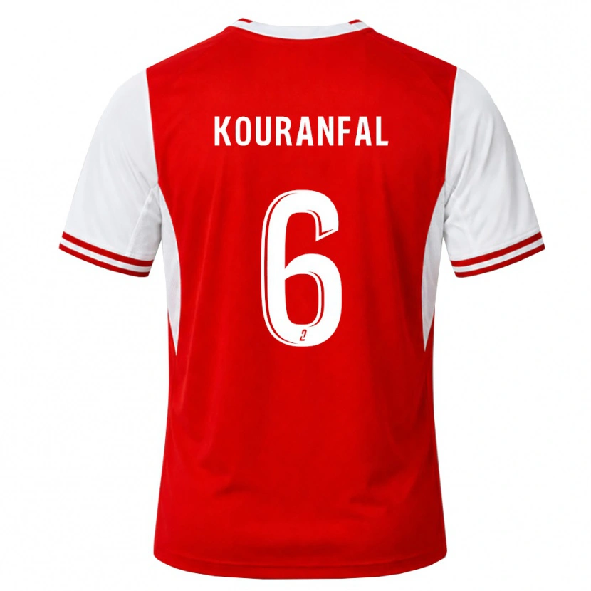 Danxen Women Chamsedin Kouranfal #6 Red White Home Jersey 2026/27 T-Shirt