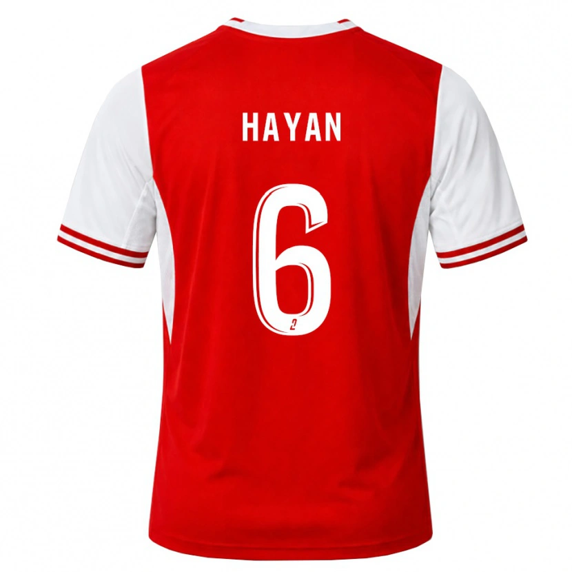 Danxen Women Zahid Hayan #6 Red White Home Jersey 2026/27 T-Shirt