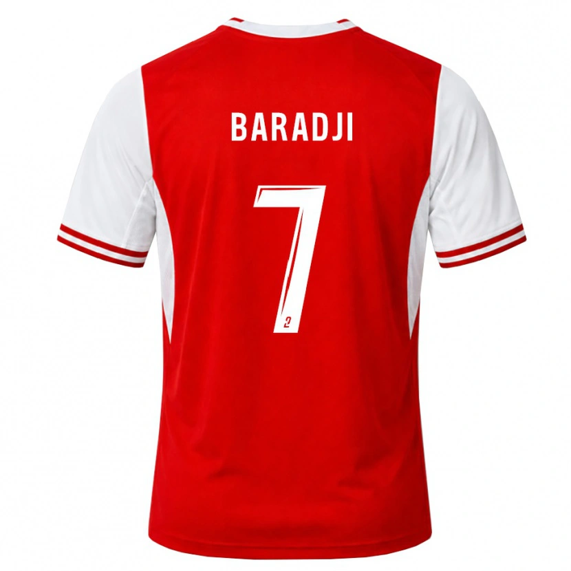 Danxen Women Adama Baradji #7 Red White Home Jersey 2026/27 T-Shirt