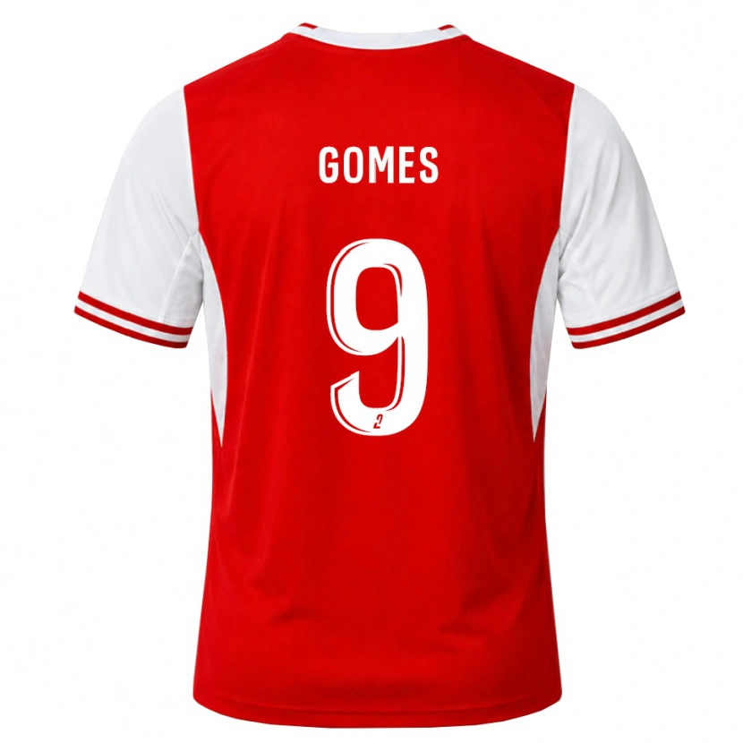 Danxen Women Mélissa Gomes #9 Red White Home Jersey 2026/27 T-Shirt