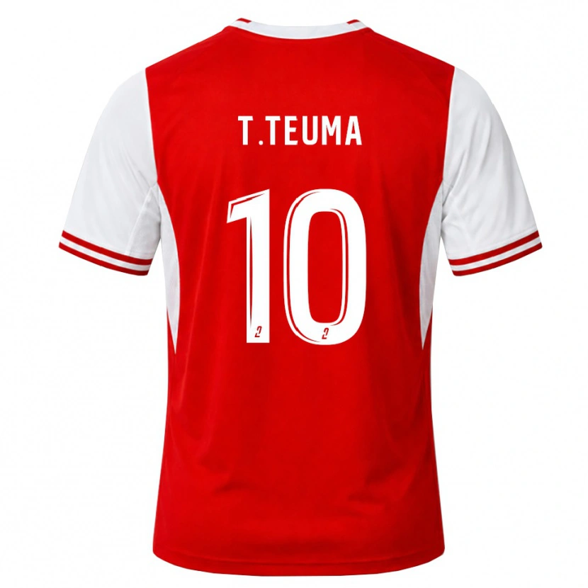Danxen Women Teddy Teuma #10 Red White Home Jersey 2026/27 T-Shirt