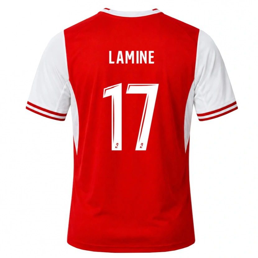 Danxen Women Mana Lamine #17 Red White Home Jersey 2026/27 T-Shirt