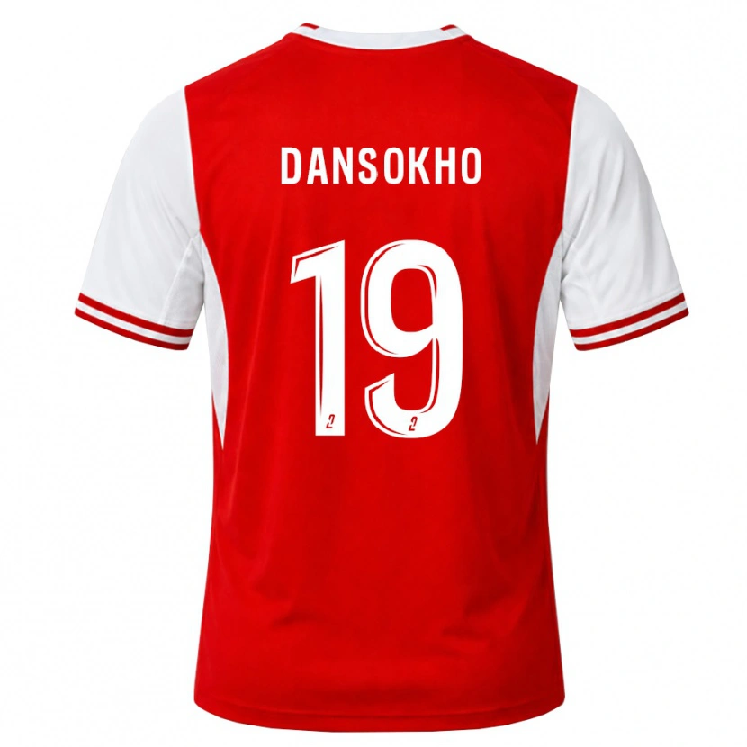 Danxen Women Ansoumana Dansokho #19 Red White Home Jersey 2026/27 T-Shirt