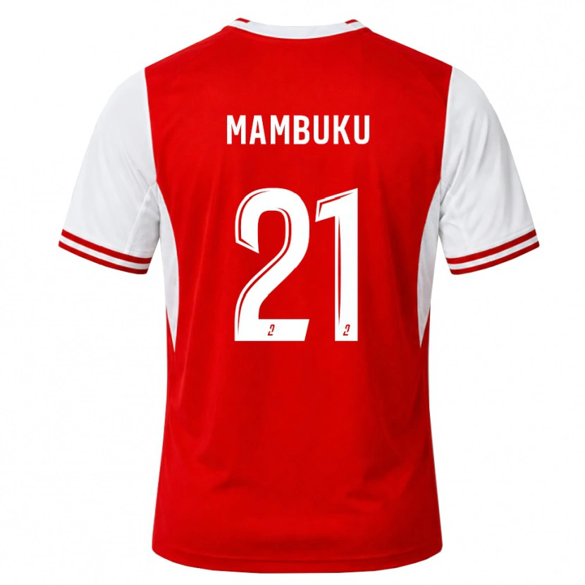 Danxen Women Jean Mambuku #21 Red White Home Jersey 2026/27 T-Shirt
