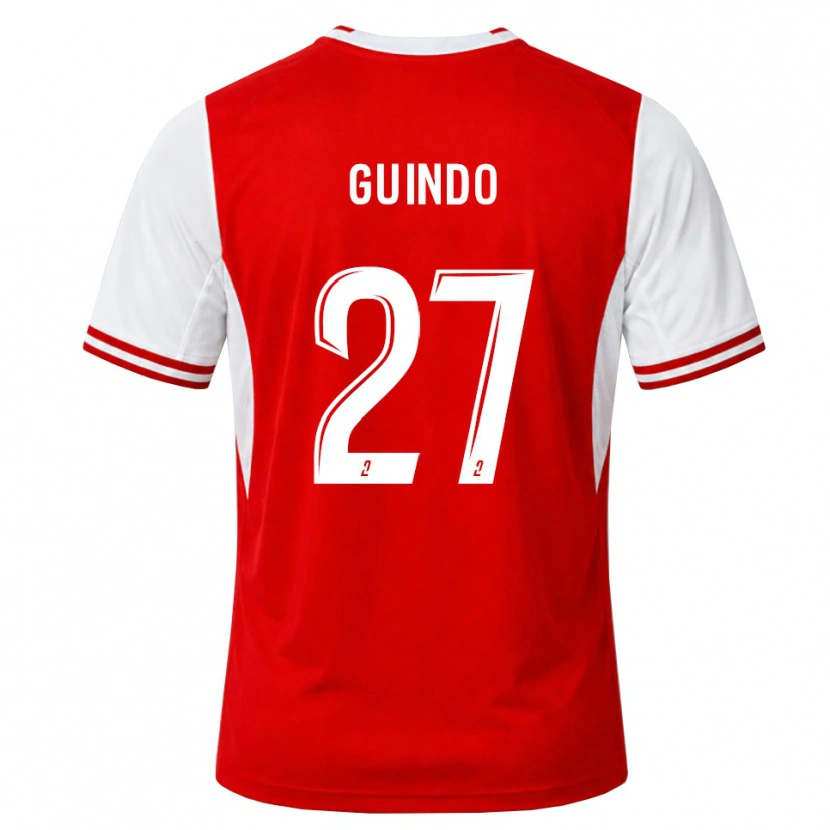 Danxen Women Daouda Guindo #27 Red White Home Jersey 2026/27 T-Shirt
