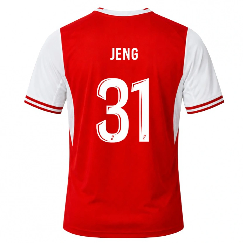 Danxen Women Malcolm Jeng #31 Red White Home Jersey 2026/27 T-Shirt