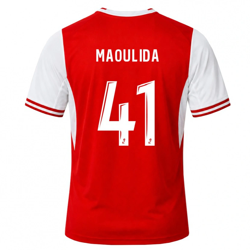 Danxen Women Assimina Maoulida #41 Red White Home Jersey 2026/27 T-Shirt