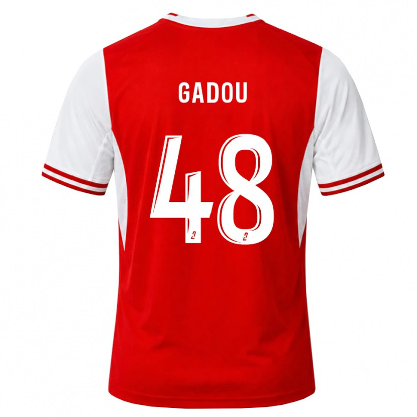 Danxen Women Arone Gadou #48 Red White Home Jersey 2026/27 T-Shirt