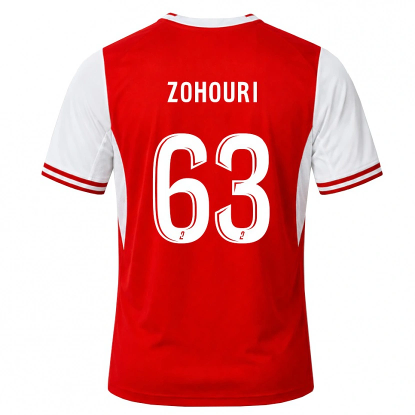 Danxen Women Armel Zohouri #63 Red White Home Jersey 2026/27 T-Shirt