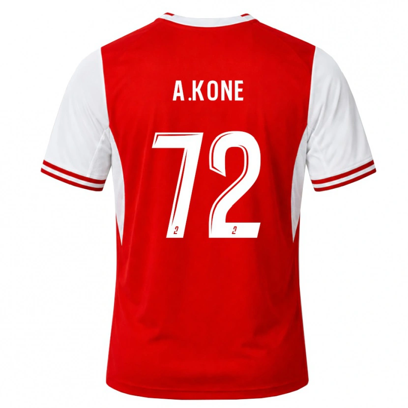 Danxen Women Amadou Koné #72 Red White Home Jersey 2026/27 T-Shirt