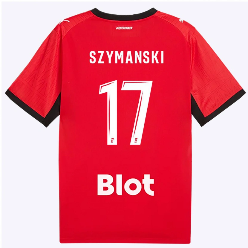 Danxen Women Sebastian Szymanski #17 Red Black White Home Jersey 2026/27 T-Shirt
