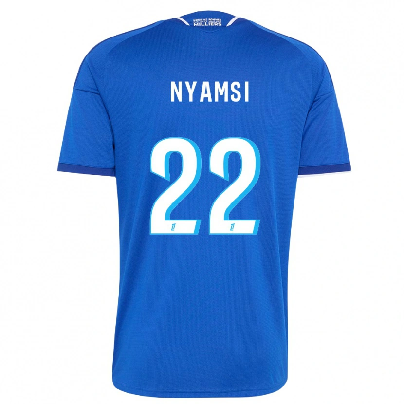 Danxen Women Gerzino Nyamsi #22 Royal Blue White Home Jersey 2026/27 T-Shirt