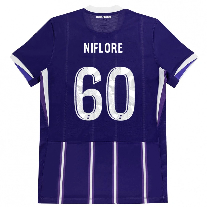 Danxen Women Mathys Niflore #60 Purple White Home Jersey 2026/27 T-Shirt