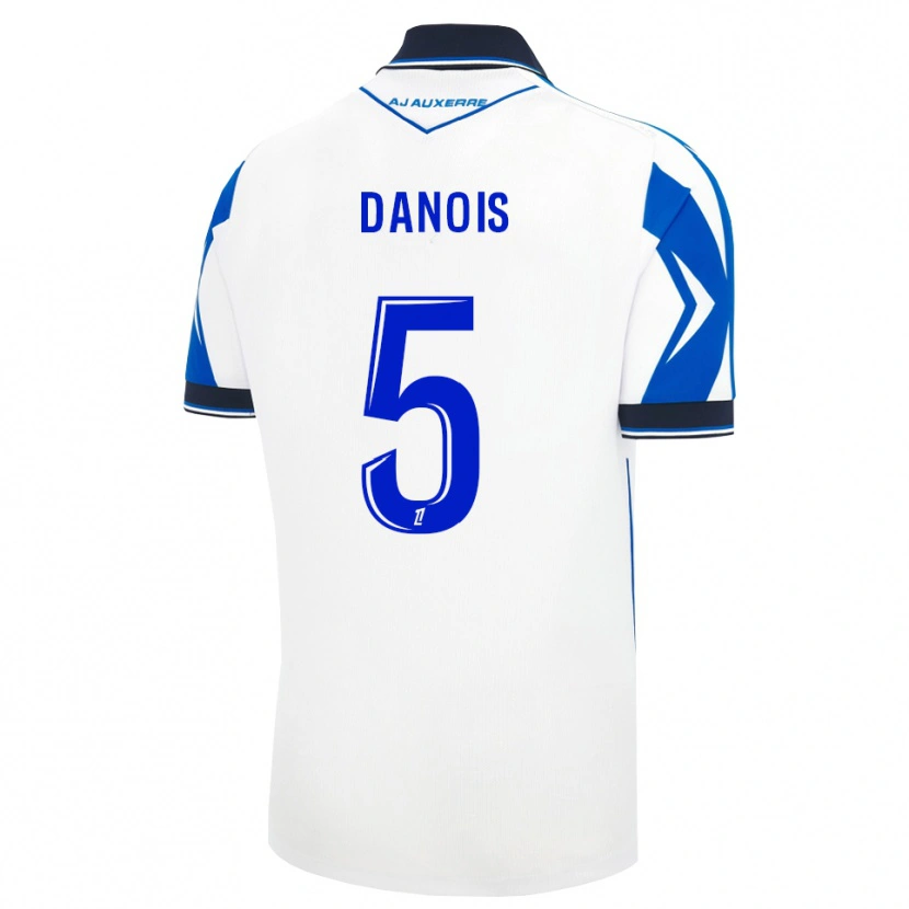 Danxen Women Kévin Danois #5 Black White Blue Home Jersey 2026/27 T-Shirt